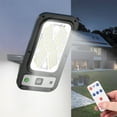 thumbnail image 1 of Limited Time Deal karymi Solar Outdoor Lights Motion Sensor Solar Powered Lights IP65 Waterproofing 3 Light Modes Light Control Remote Control Wall Lights for Fence Yard Garden Patio Home Decor, 1 of 9