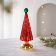 thumbnail image 1 of Limited Time Deal karymi Sparkling 11-Inch Glass Christmas Tree Night Light with LED Bulb for Warm Holiday Ambiance Family Gifts Weekly flyer Savings Week, 1 of 3