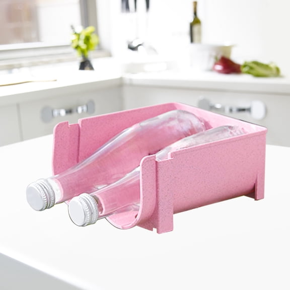 karymi Straw Refrigerator Beer Beverage Cans Storage Box Home Wine Bottle Tray Stackable Wine Shelves Tailgating Weekly flyer Today's