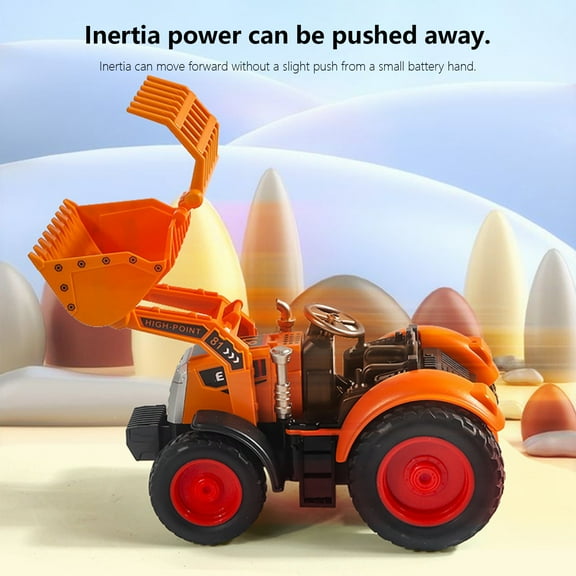 Limited Time Deal karymi Summer Farmer Vehicle Harvester Excavator Toy for Childrens Gift Inertial Simulation Engineering Vehicle Christmas Gifts for Kids Holiday Deals The Big Save