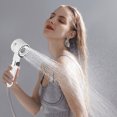thumbnail image 1 of Limited Time Deal karymi Three Double Filtration Three-speed Pressurized Shower Shower Multi-functional Shower Head Bathroom Pressurized Shower Head One-click Water Stop for Bathing Summer Clearance, 1 of 8