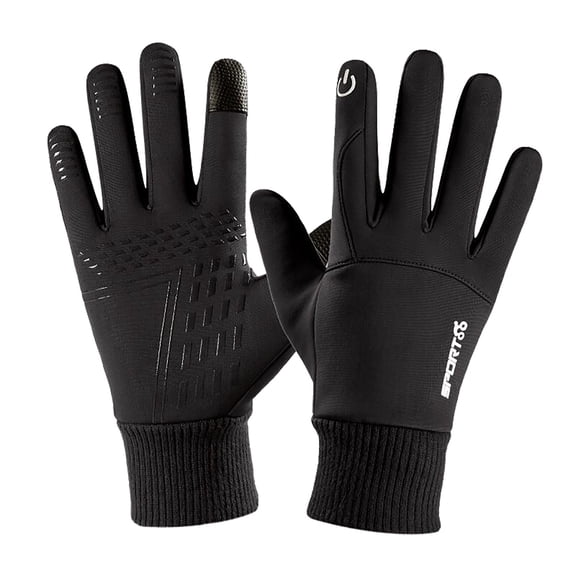 Limited Time Deal karymi Tou Screen Winter with Velvet Skidproof Climbing Winter Warm Glove Gifts for Women Travel Essentials Tailgating