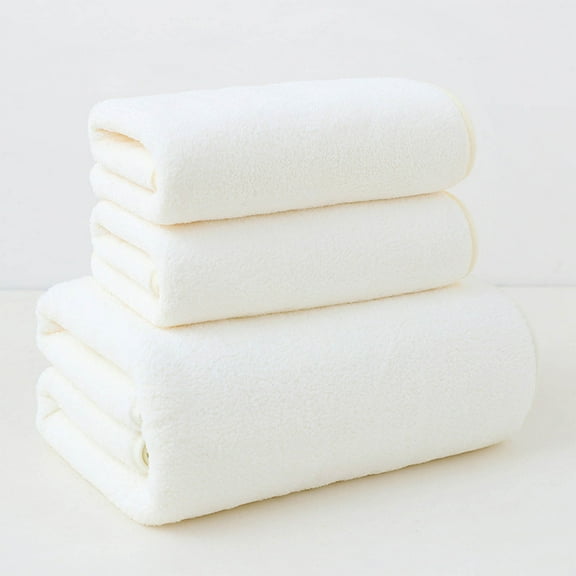 karymi Towel Bath Towel Set Velvet Spun Highly Absorbent Soft Bath Towel Suitable for Bathroom Spa Gym Week