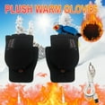 thumbnail image 1 of karymi USB Heating Gloves Winter Heated Mittens Warm-sided Heating Half Hands USB Heating Gloves Students and Women Anti-Slip Ski Hand Gloves Birthday Gifts for Men, 1 of 5