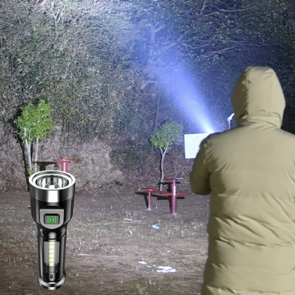 Limited Time Deal karymi USB Rechargeable Mini Flashlight with Long-Range Strong Light and Side Light Brightness Summer Savings Weekly flyer up to 90% off