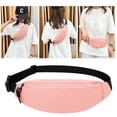 thumbnail image 1 of karymi Waist Packs - Belt Bag for Men Women - Waist Pack Crossbody Bags - Black Waist Pack with Adjustabl Strap, Fashion Body Waist Pack for Running Workout, 1 of 8