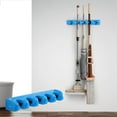 thumbnail image 1 of Limited Time Deal karymi Wall Organizer with Adjustables Slots and Hooks Wall Mounted Tool and Brooms Holders Organization and Storage for The Kitchen and Garage Home Essentials, 1 of 6