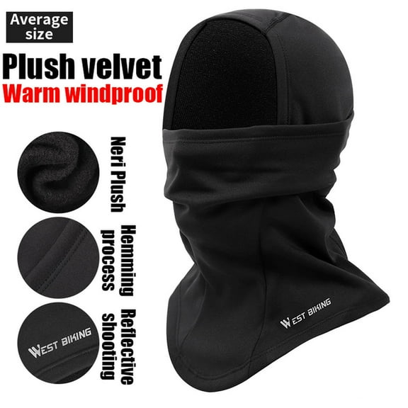 Limited Time Deal karymi Warm Cover Motorcycle Face Mask Winter Cold Protection Men and Women Windproof Ski Mask Tailgating Camping Accessories Weekly Deal