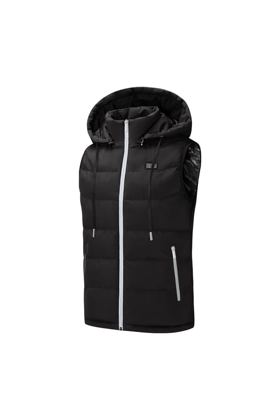 Limited Time Deal karymi Winter Warm Men Women Heating Vest USB Infrared Flexible Outdoor Jacket Camping Accessories Clearance Camping Accessories