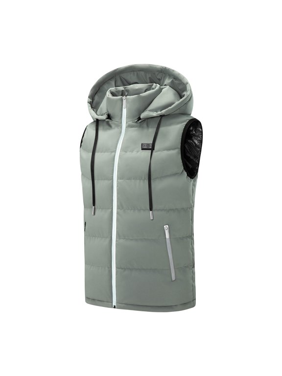 Limited Time Deal karymi Winter Warm Men Women Heating Vest USB Infrared Flexible Outdoor Jacket Travel Accessories Hiking Essentials Camping Essentials