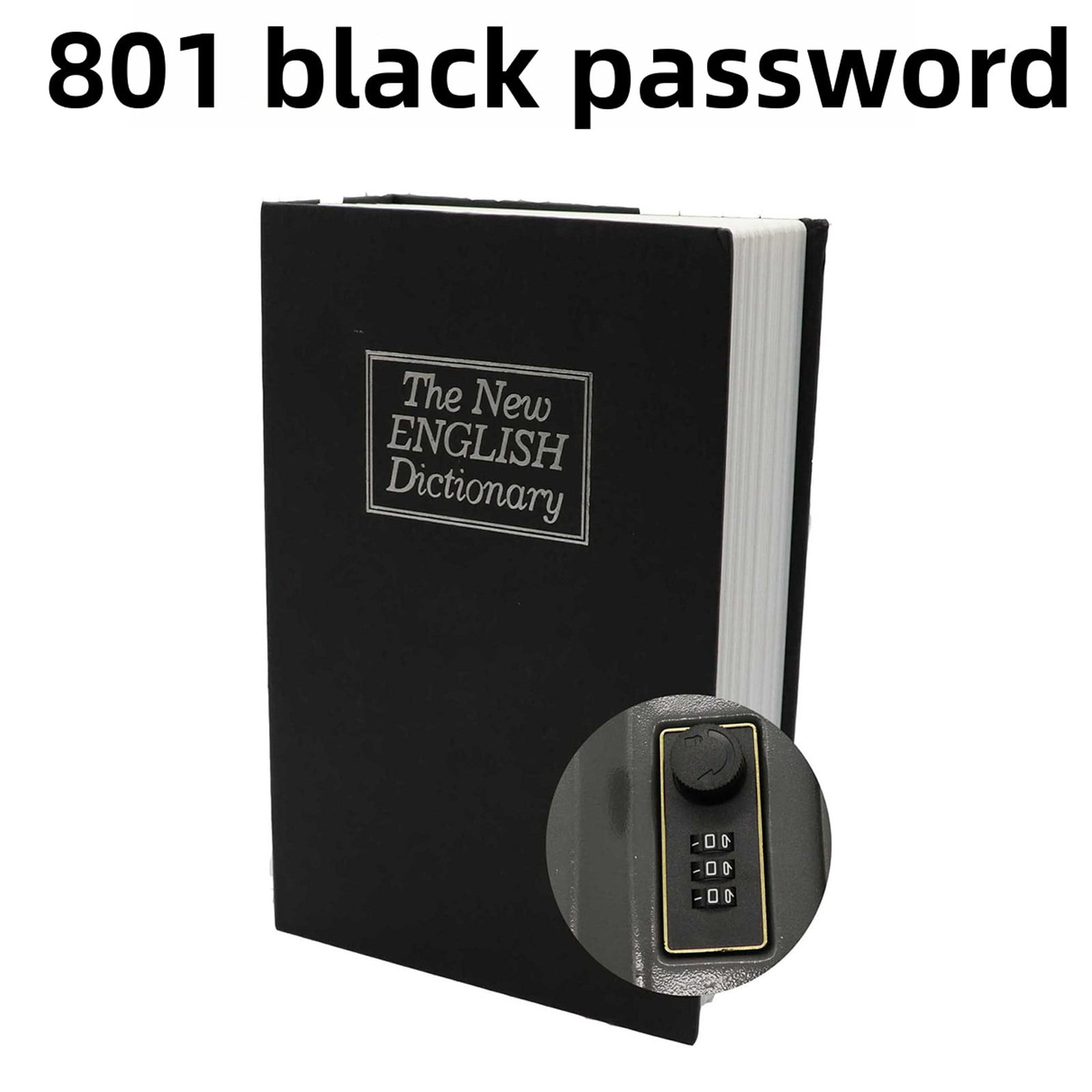 Limited Time Deals! Lssam Secret Safe Book Box with Hidden Key Lock ...
