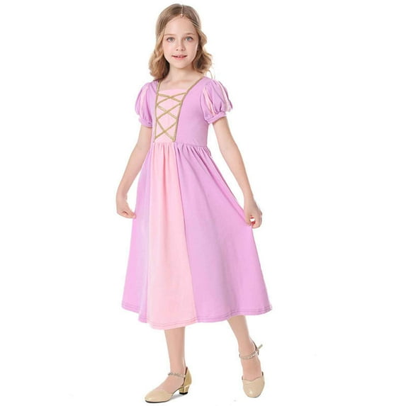 Girls Princess Dress Costume Halloween Cosplay Outfits Birthday Party Dress Up Clothes