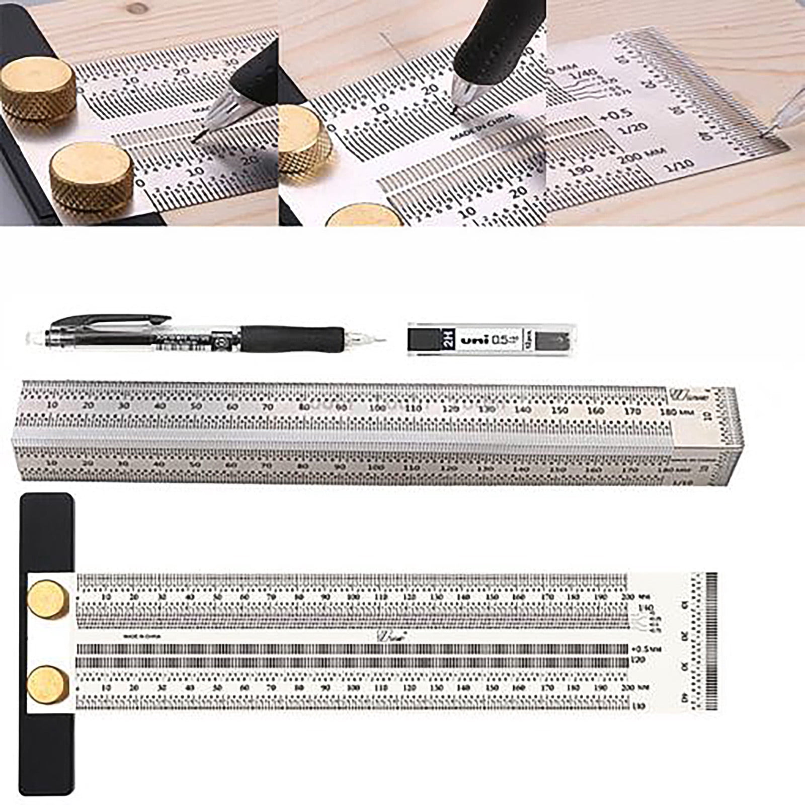 Limited Time Offer, Carpenter's Ruler, Measuring Tool for Woodworking ...
