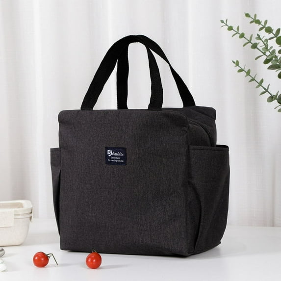 Limited Time Offer TOTOYTO Aluminum Foil Thickened Bento Bag Cloth Lunch Box Bag Work with Food Utensils Lunch Packaging Bag