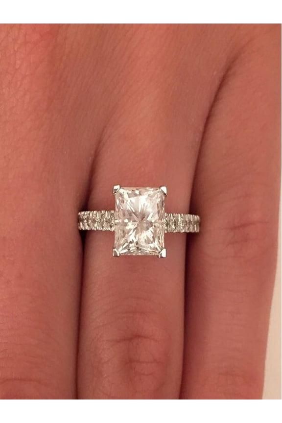 Limited Time Sale 1.25 Carat Diamond Engagement Ring in 10k White Gold on Sale Under 350