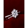 thumbnail image 1 of Limited Time Sale 1 Carat Engagement Ring in 10k White Gold on Sale Under 250, 1 of 2