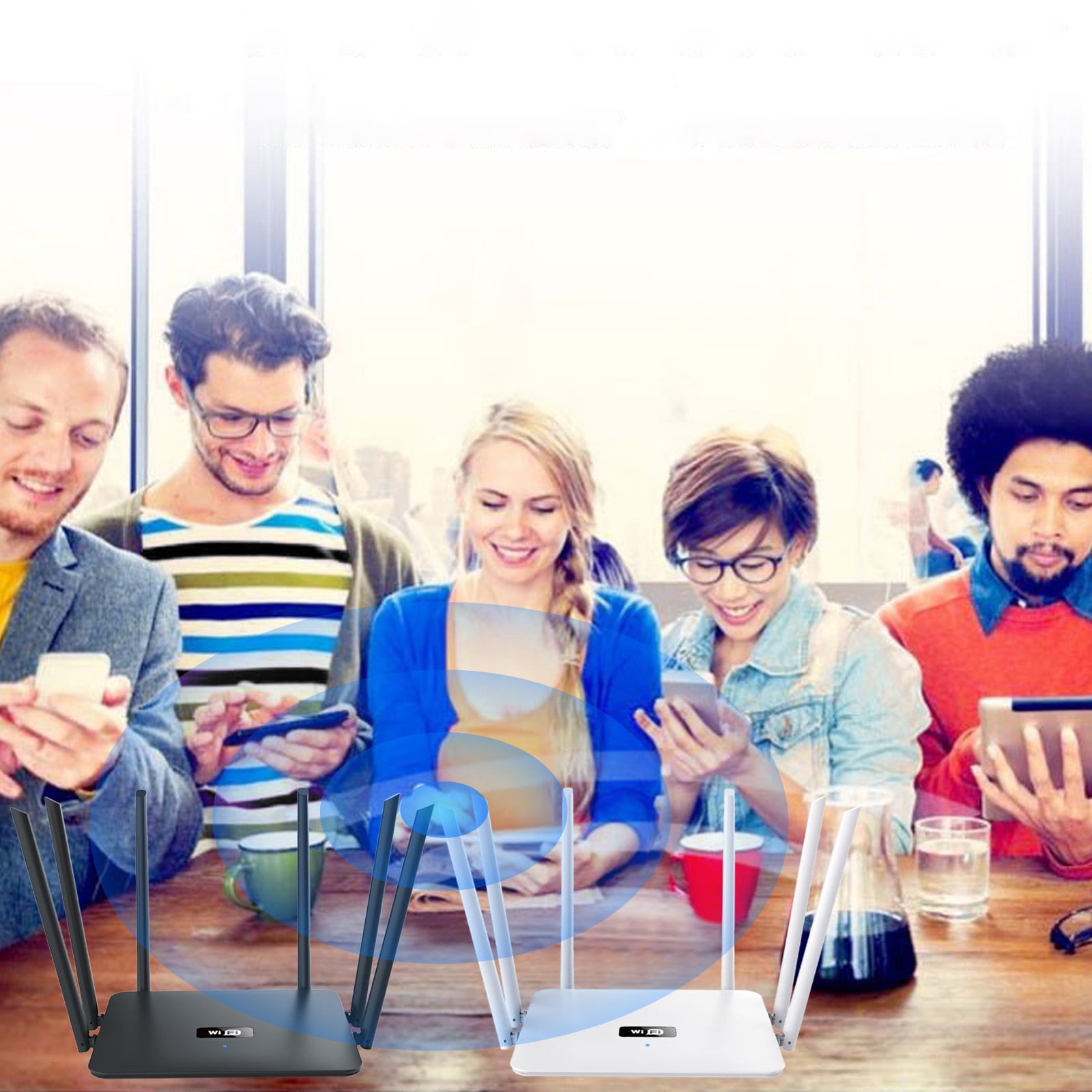 Limited Time Savings, 6dBi High Gain Antenna, 300Mbps Speed Router ...