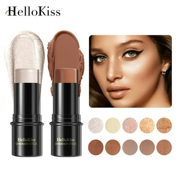 Limited Time Savings,Contour Stick, Highlighter & Cream Blush for Face Shaping & Brightening Makeup Winter Promotions|Plastic,A,Vsgery