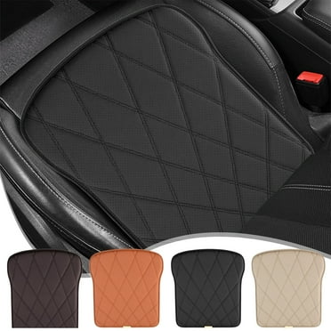 Limited Time Savings, Summer Leather Car Seat Cushion, Universal All-year Round Use, Breathable and Durable Leather Cushion for Comfortable Driving | cotton, Beige, Akmoler
