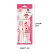 Limited Time Savings, Topliu Fresh Breath Mint, Oral Care Artifact, Tongue Cleaning + Deodorization, Lazy Style, for Daily Hygiene, Minty Freshness, Breath Freshener Artifact|Growth a,Pink