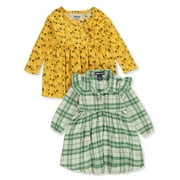 Limited Too Baby Girls' 2-Pack Dresses - green/multi, 3 - 6 months (Newborn)
