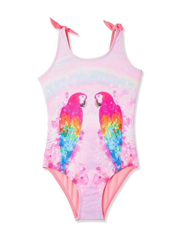 Limited Too Girls 4-6X Parrot 1-Piece Swimsuit