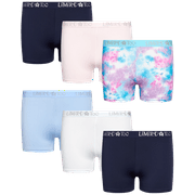 Limited Too Girls' Active Play Shorts - 6 Pack Under Dress Dance and Cartwheel Shorts (S-L)