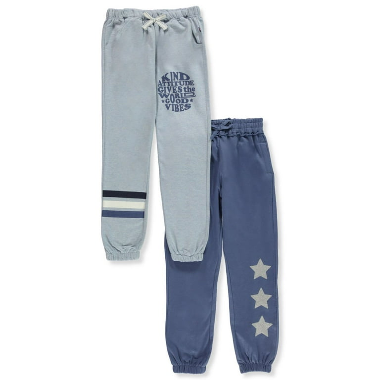 Limited Too Girls Fleece Joggers 2 Pack Sizes 4 12 Walmart