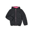 thumbnail image 1 of Limited Too Girls Packable Puffer Jacket with Faux Fur Lining, Sizes 4-16, 1 of 3