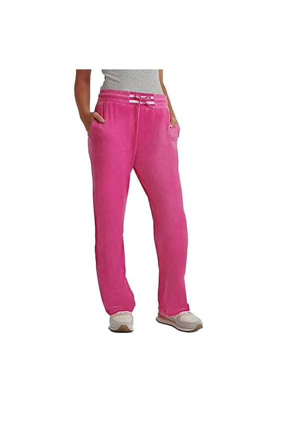 Girls Velour Pants in Pink Size XL 16/18