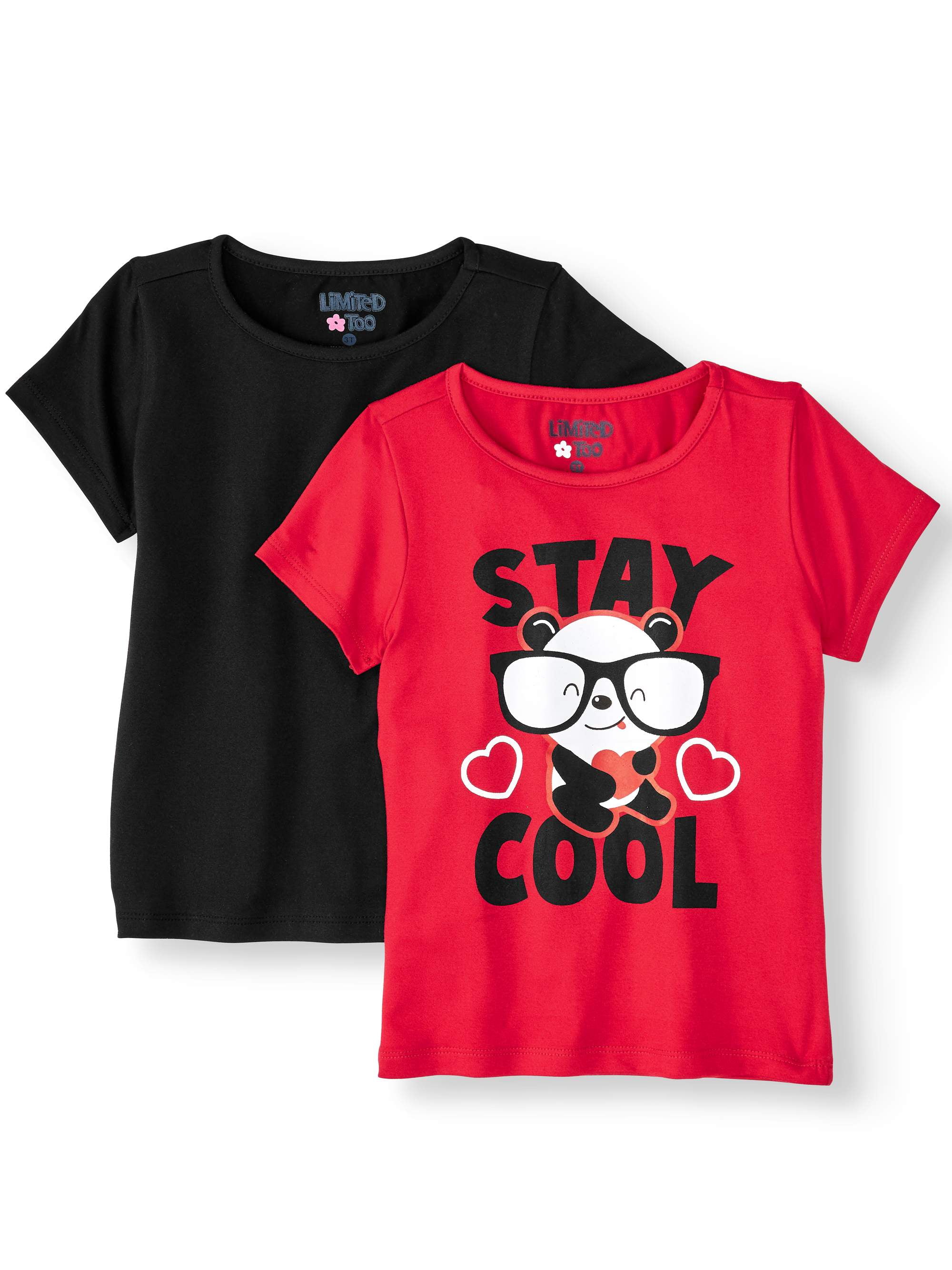 Limited Too Knit T shirts 2 pack Toddler Girls Walmart