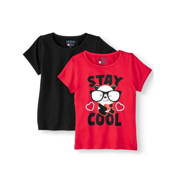 Limited Too Knit T-shirts, 2-pack (Toddler Girls)