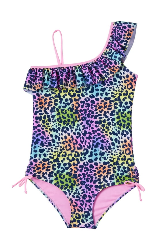 Toddle Girls 1 Pc Ombre Cheetah Swimsuit, Sizes 2T-4T