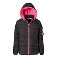 thumbnail image 1 of Limited Too Toddler Girl Puffer Jacket with Sherpa Fleece Hood Lining, Sizes 2T-4T, 1 of 2
