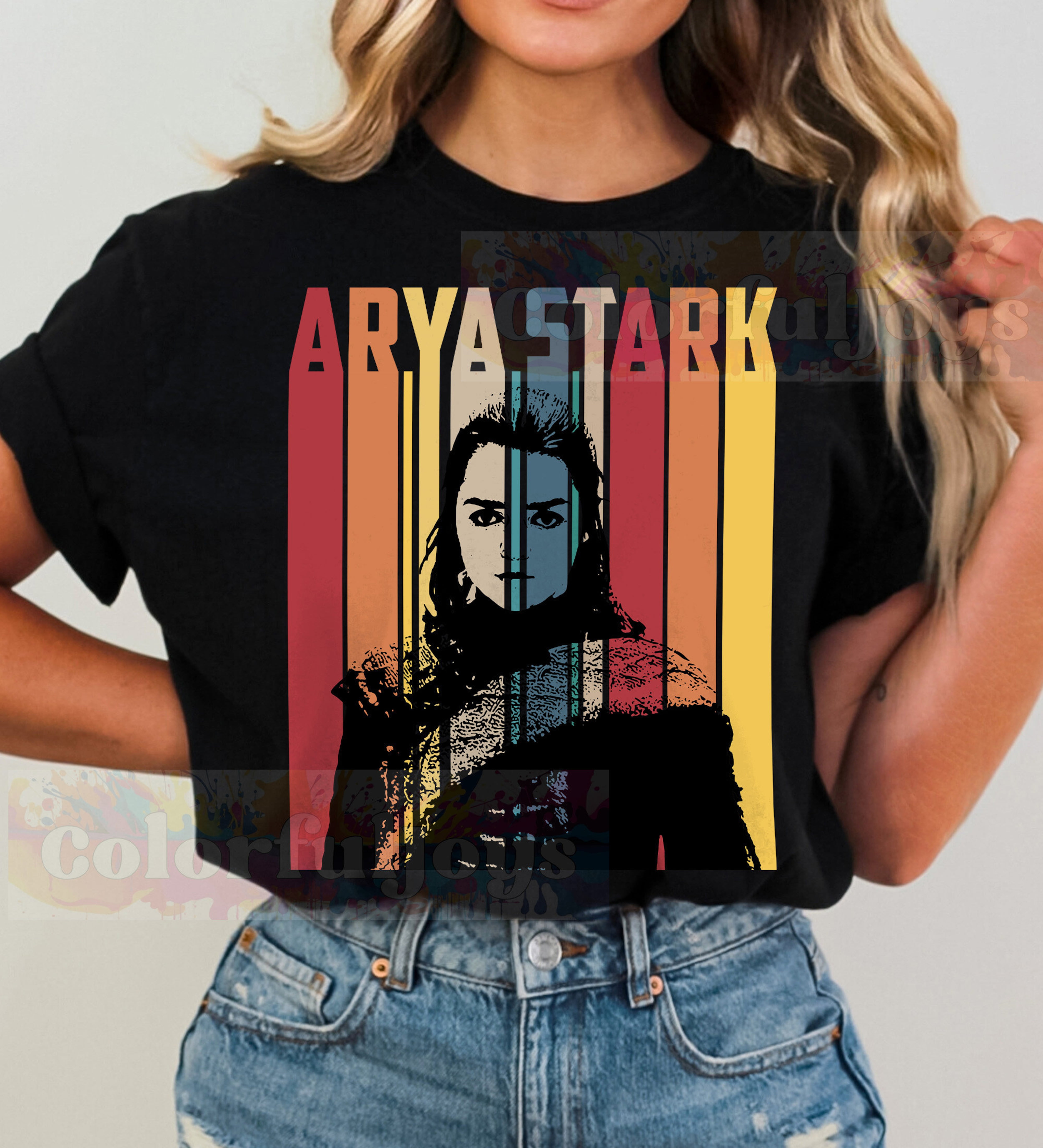 Limited Vintage Arya Stark TShirt Arya Stark hoodie Arya Stark sweatshirt Arya Stark retro shirt Walmart