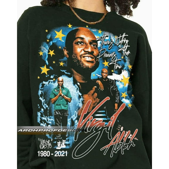 Limited Virgil Abloh Vintage Sweatshirt, Gift For Woman and Man Unisex SweatShirt