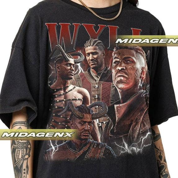 Limited Wyll Badlur's Gate 3 Vintage T-Shirt, Gift For Women and Man Unisex T-Shirt