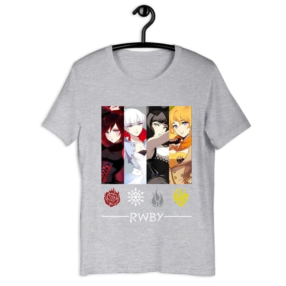 Limited edition Rwby Ruby Weiss Blake Yang Anime Graphic T-Shirt-TH43421