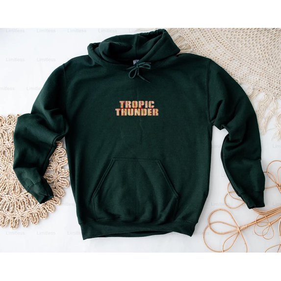 Limitless71 Tropic Thunder Title Graphic Design Top Fan Merch Now Now, for Unisex, up to size 5XL.