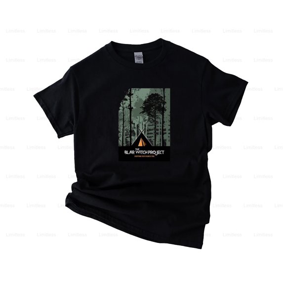 Limitless74 The Blair Witch Project Alternative Movie Poster T-Shirt, SW, Hoodie, for Unisex, up to size 5XL.