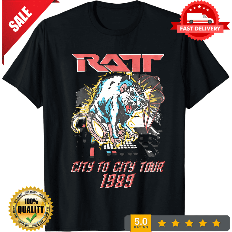 Limitted COLLECTION Ratt 80S Band T Shirt Music Band, Size S-2XL