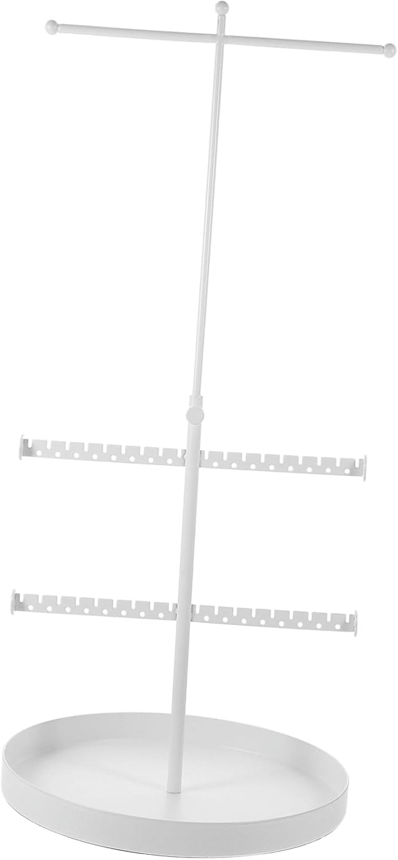 Liml Telescopic Jewelry Display Rack Jewelry Organizer with Tray ...