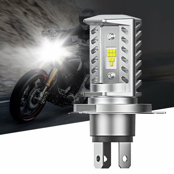 Limo Plus H4 Motorcycle LED Headlight Bulb 9003 HB2 6000K 16000LM High/Low Beam -