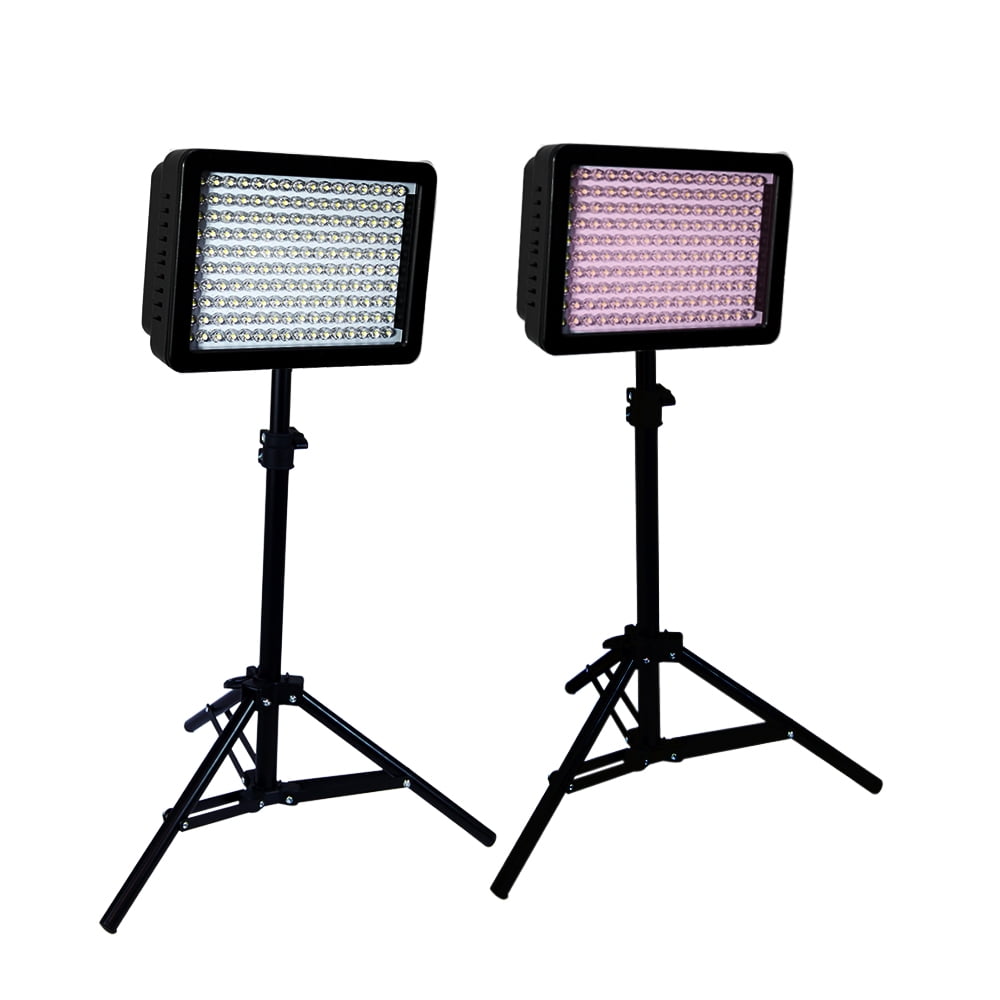 LimoStudio 160LED Camera Light Kit, including (2)Ultra High Power 160 LED Video Light Panel