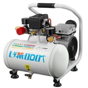 Limodot Oil Free Ultra Quiet Portable Air Compressor, Whisper Quiet Under 60dB, 120Volts