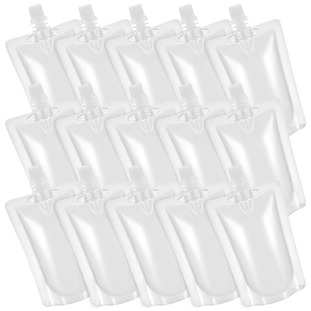 Limoncello Bottles Selfsupporting Nozzle Bag Plastic Flask Pouch