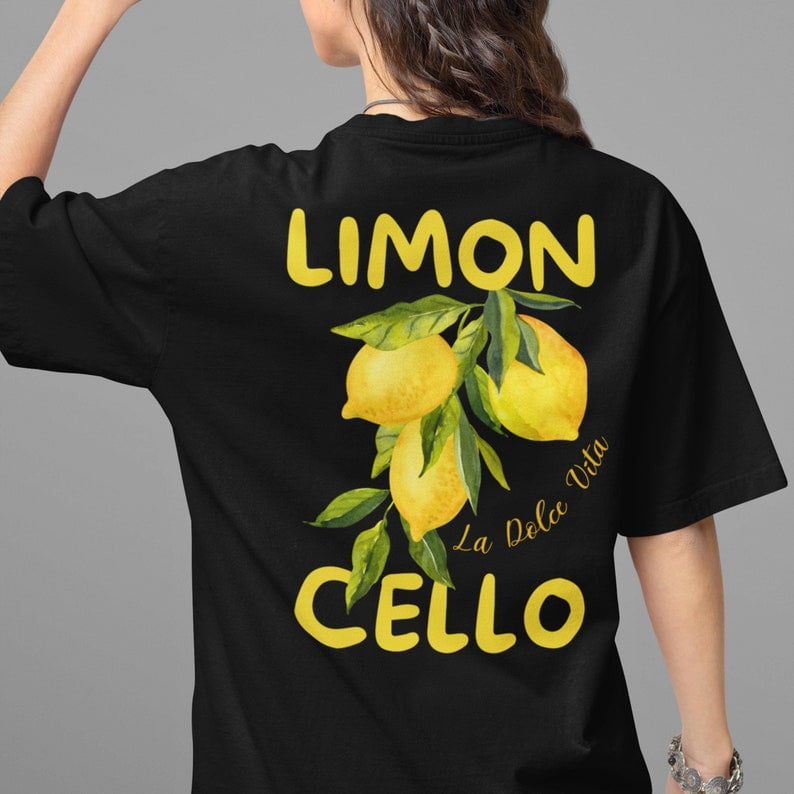 T-shirt Limoncello La Dolce Vita : Design Citron Italien Pour Hommes Et Femmes - 5