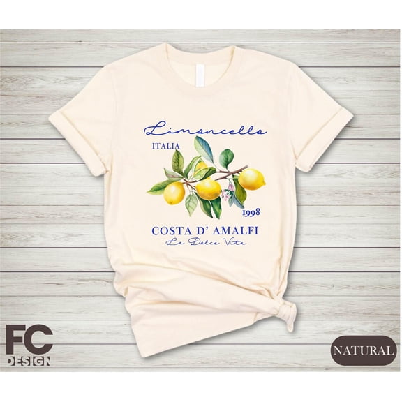 Limoncello La Dolce Vita T-Shirt, Lemon T-Shirt, Summer Tee, Capri Italy T-shirt, Italy Vacation Sweater, Refreshing Lemon Graphic Tee All Size S-5Xl