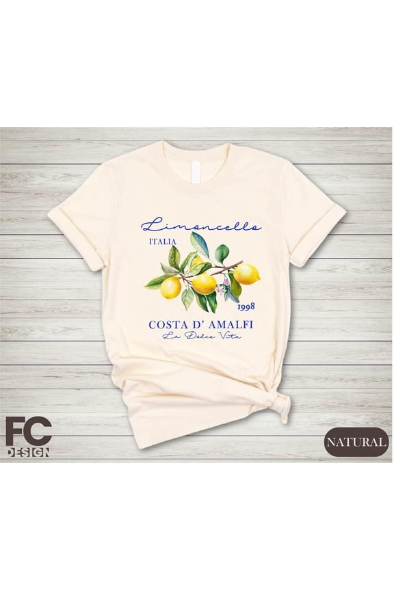 Limoncello La Dolce Vita T-Shirt, Lemon T-Shirt, Summer Tee, Capri Italy T-shirt, Italy Vacation Sweater, Refreshing Lemon Graphic Tee All Size S-5Xl