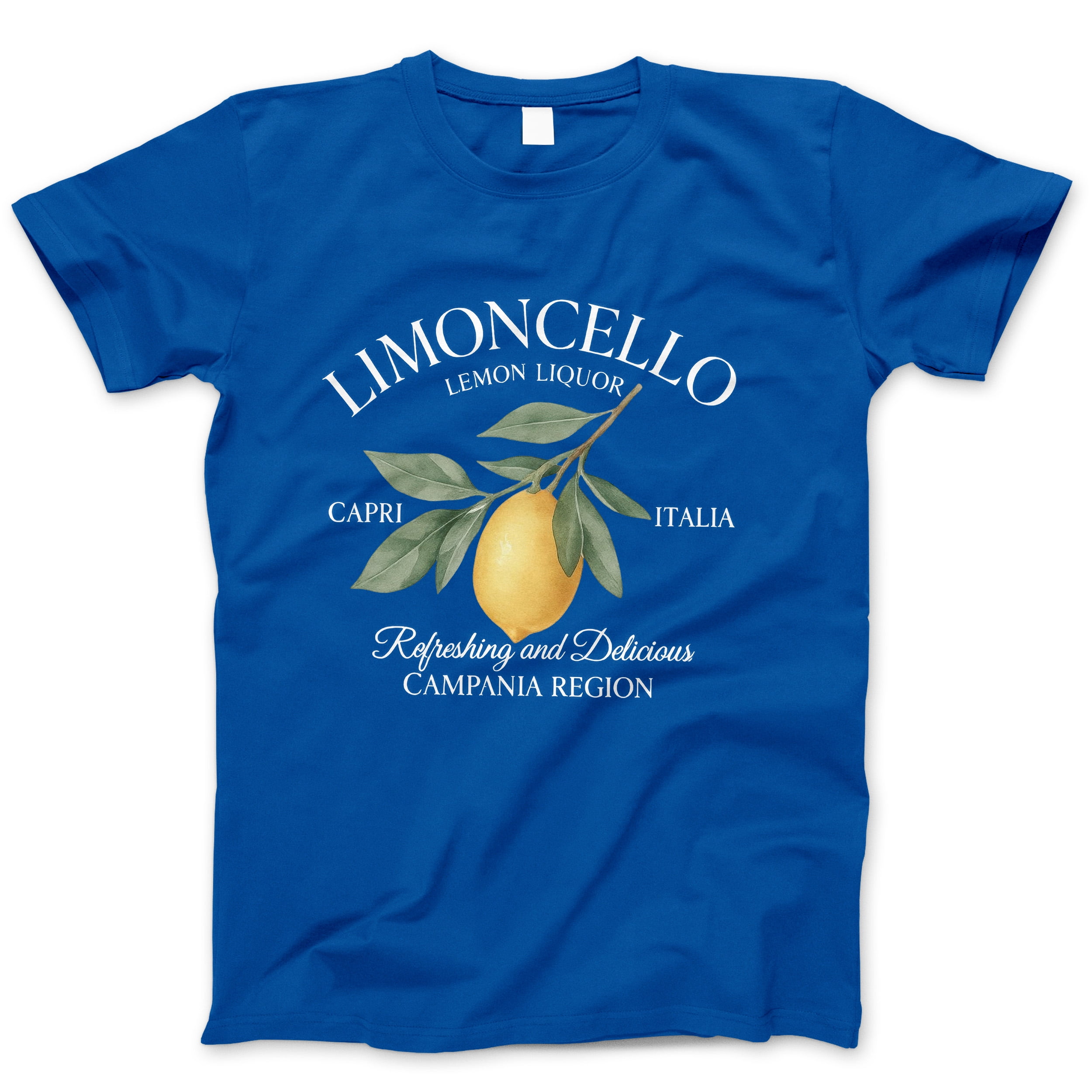 Limoncello Lemon Liquor T-Shirt – Capri Italia Summer Shirt, Refreshing ...